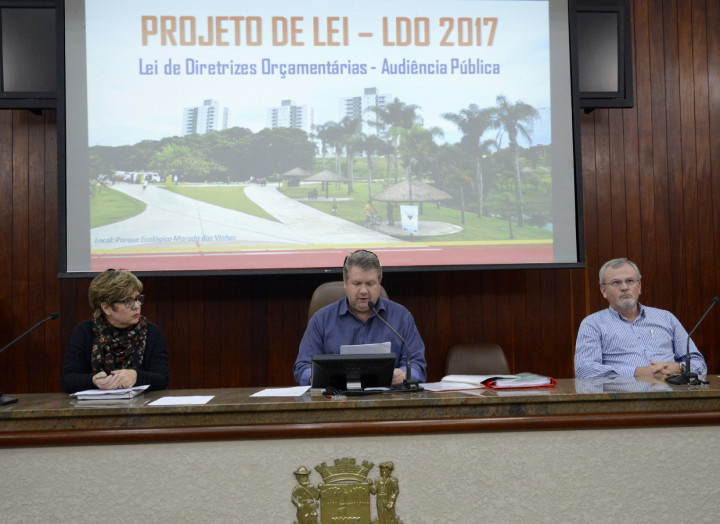 Audiência pública tratou do orçamento da cidade para 2017