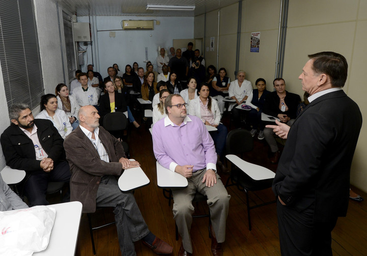 Prefeito agradeceu a dedicação de todos os profissionais 