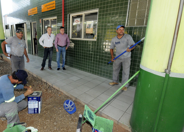 Terminal Cecap recebe manutenção e conservação