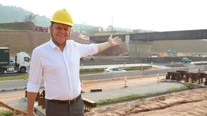 Prefeito Pedro Bigardi destacou o avanço nas obras do Complexo Viário Jundiaí