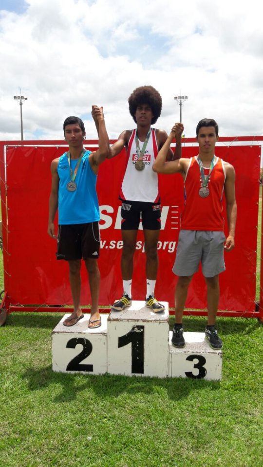 Carlos Henrique Souza conquistou cinco medalhas, sendo três de ouro