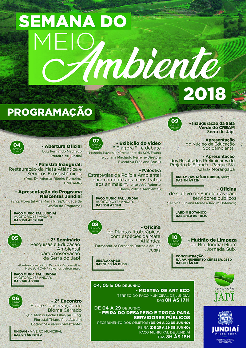 Atividades para o Mês do Meio Ambiente