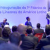 Prefeitura Luiz Fernando discursa durante inauguração da empresa Varian