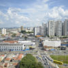 Foto panorâmica da região da Vila Arens, em Jundiaí
