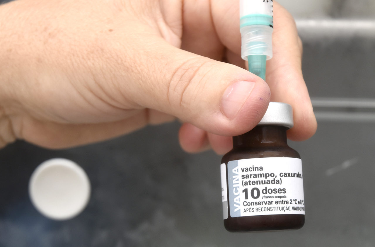 486 pessoas foram vacinadas contra o sarampo em Jundiaí do dia 18 até este sábado (30)