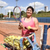 Mariana Harano pratica tênis, atletismo e outros três esportes