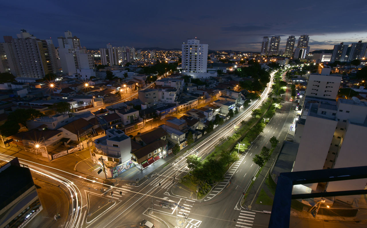 Cidade de Jundiaí vista do alto